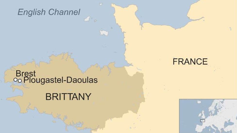 Brittany map