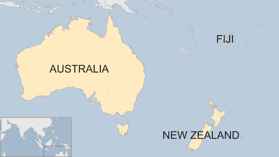 Map Of Fiji And Australia Crying Baby Found Alone In Fiji Near Five Dead Family Members - Bbc News