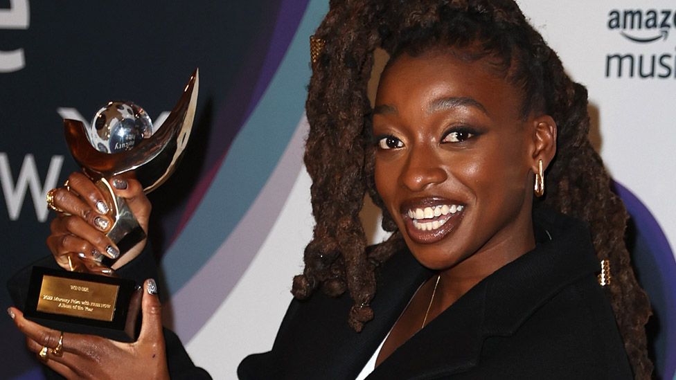 Little Simz with the Mercury Prize