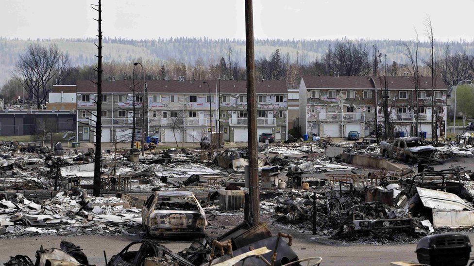 Fort McMurray fire First residents return home BBC News