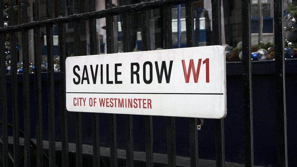 Savile Row street sign