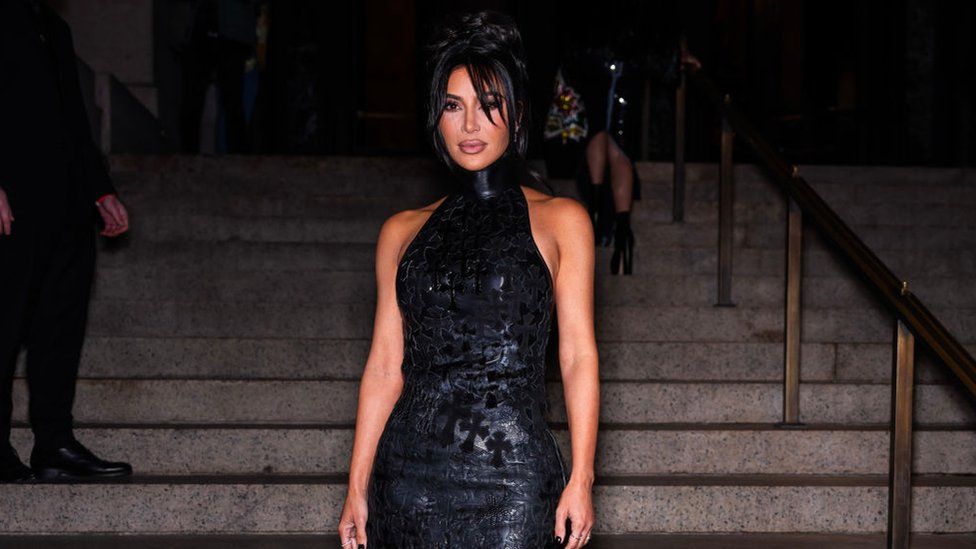 Kim Kardashian attends the 2023 CFDA Fashion Awards at American Museum of Natural History
