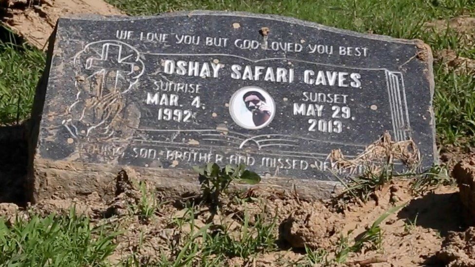 Oshay's grave