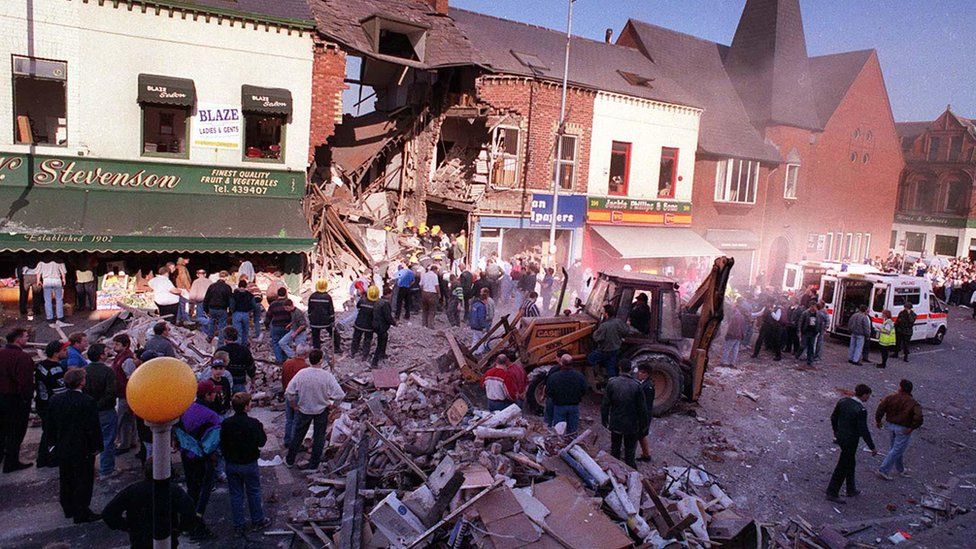 Shankill bomb scene