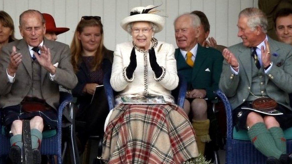The Queen and Royal Family at Braemar