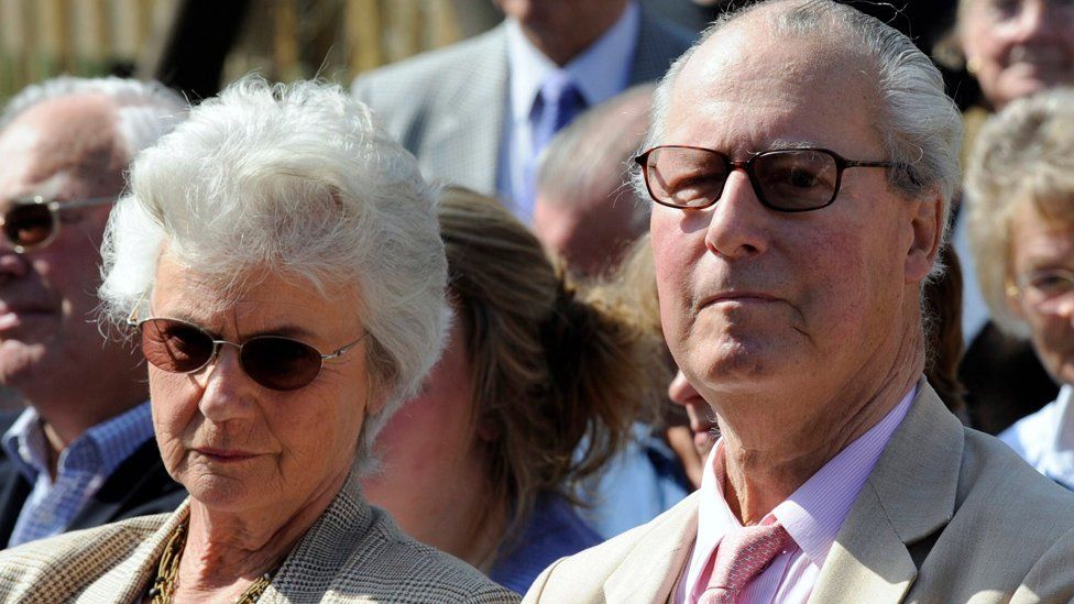 Ian Cameron with his wife Mary in 2010