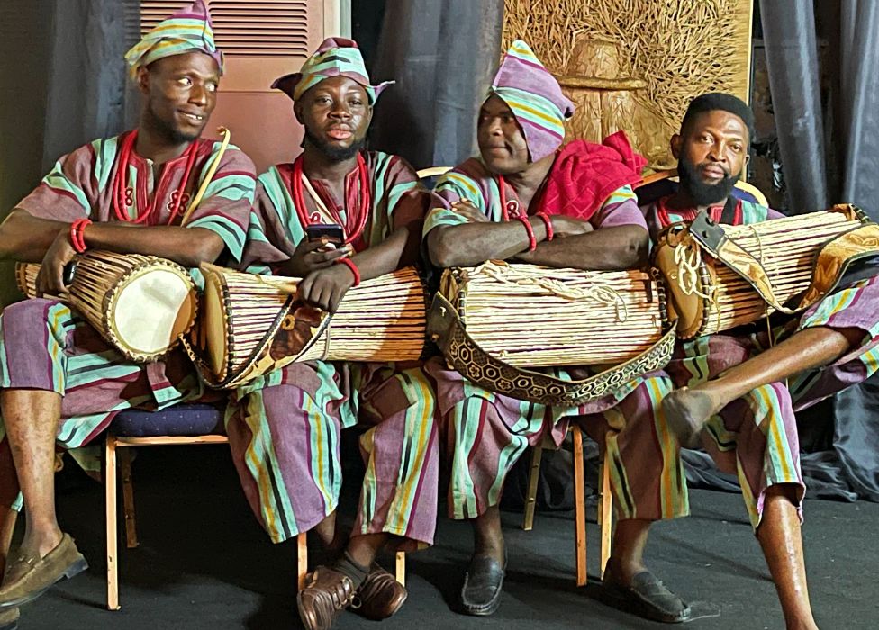Drummers at the YouTube Africa Day Concert in Lagos - 24 May 2022