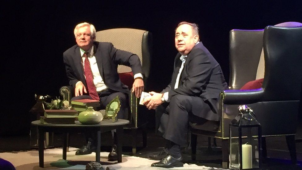 David Davis and Alex Salmond