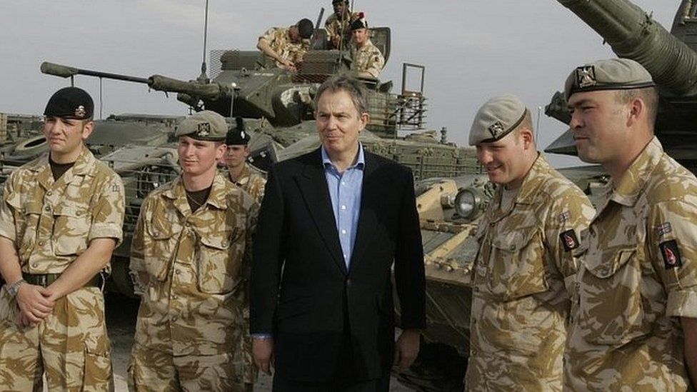 Tony Blair in Iraq