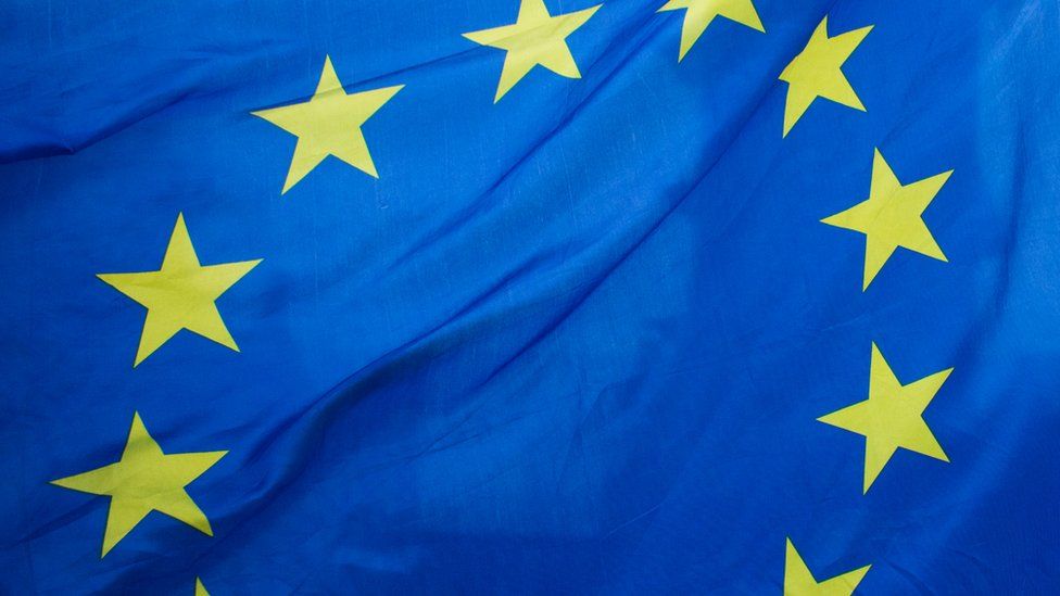 Bandera de la UE.