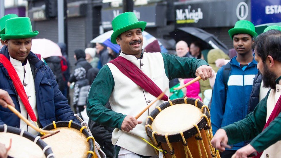 Newry st patricks day drummers