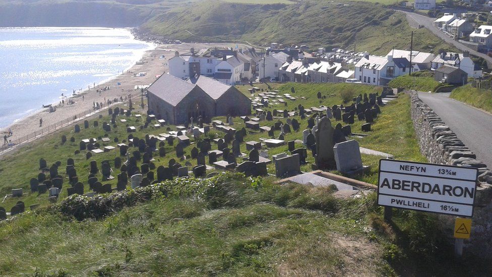 Village of Aberdaron in Gwynedd