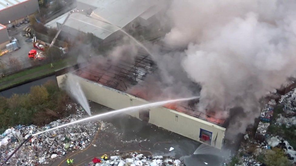 Fourth Fire At V10 Polymers Plastics In Blackburn - BBC News