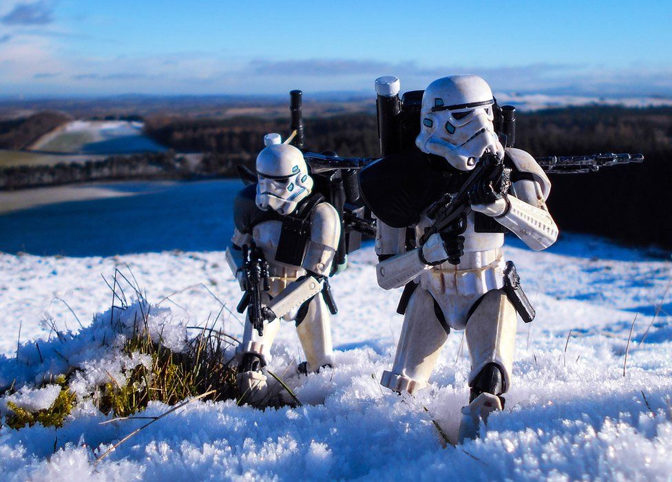 Stormtroopers in snow