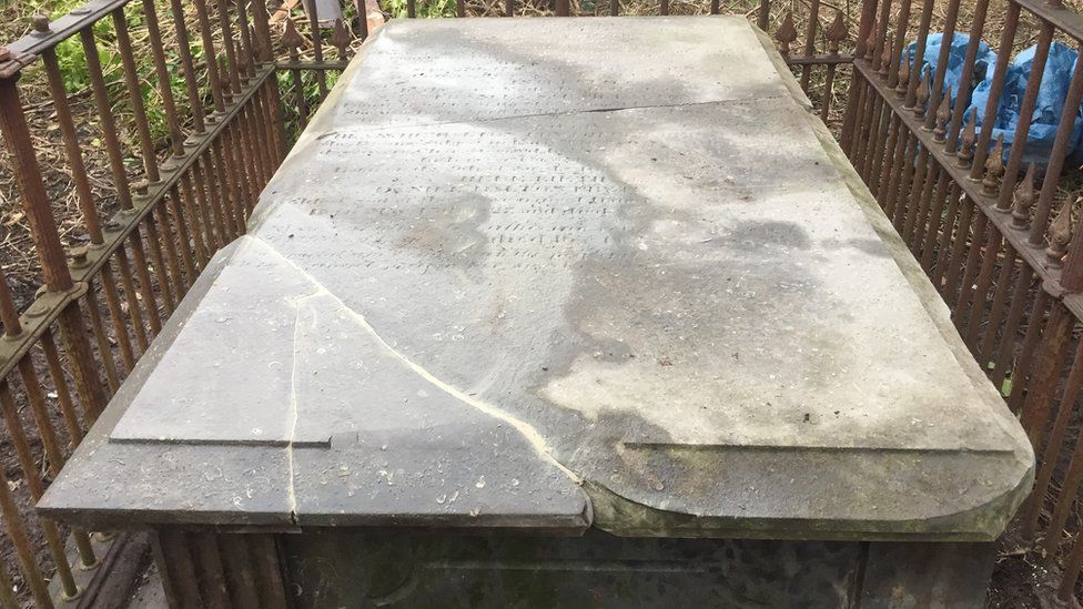 The family grave of Caroline Prytherch