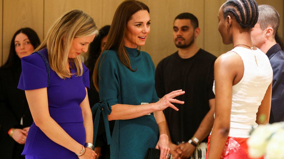 Duchess of Cambridge meeting young designers
