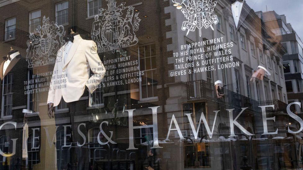 A Gieves and Hawkes shop