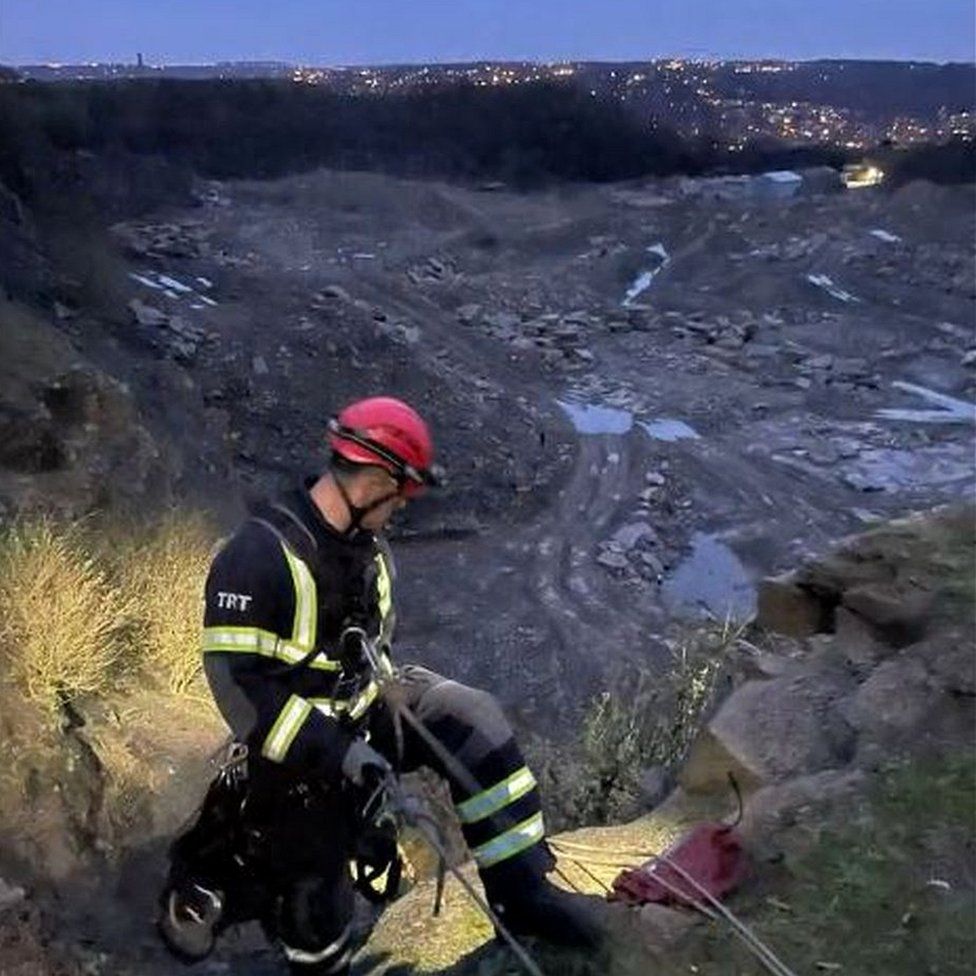 Quarry rescue - Shipley