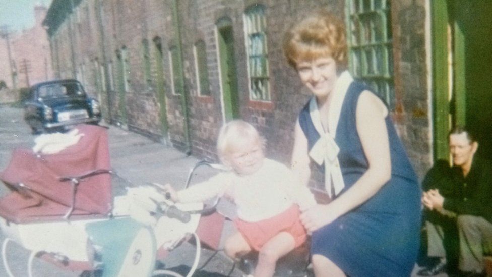 Russell Lowbridge with Julie Swinscoe and Alfred