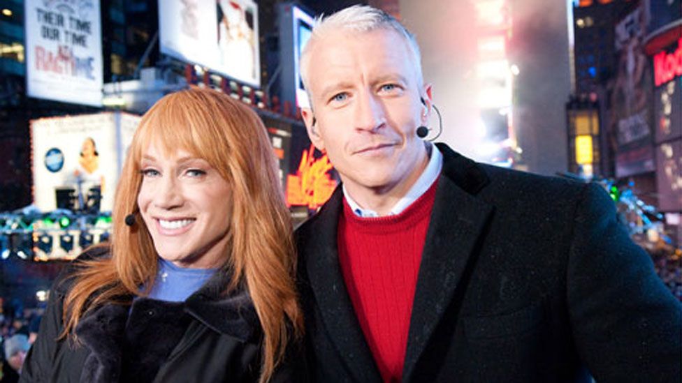 Kathy Griffin and Anderson Cooper