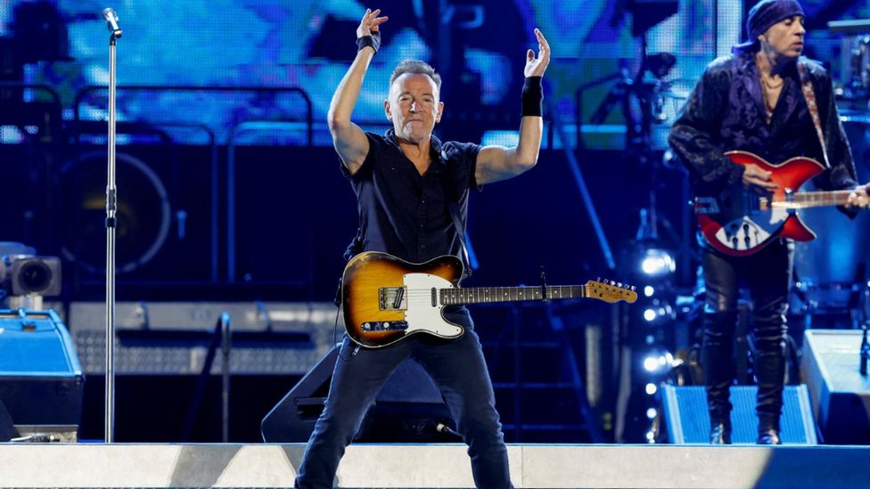 Bruce Springsteen performs in Barcelona