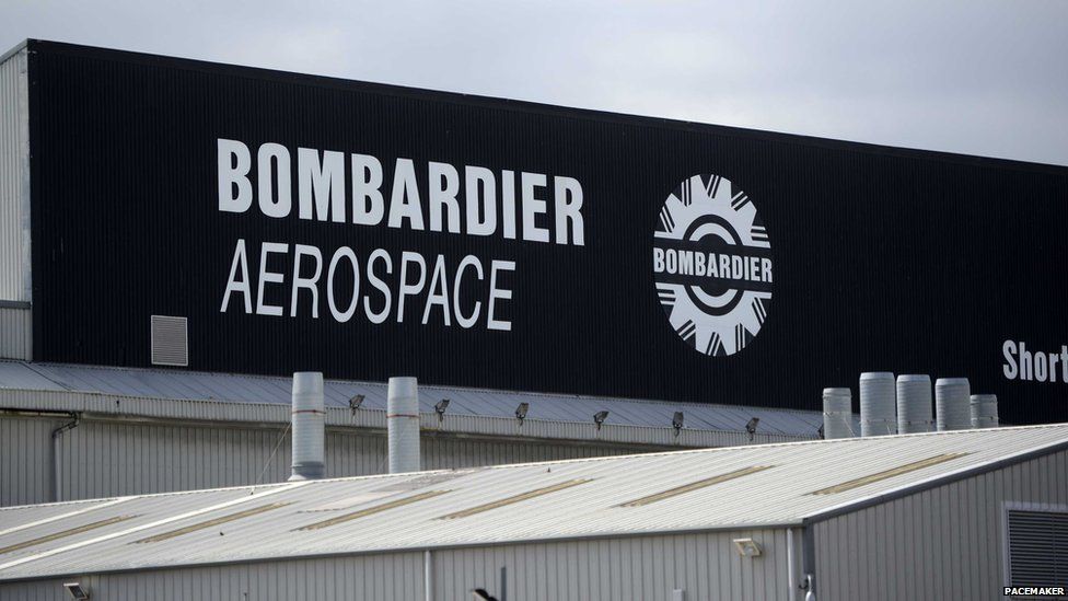 Bombardier Aerospace factory in Belfast