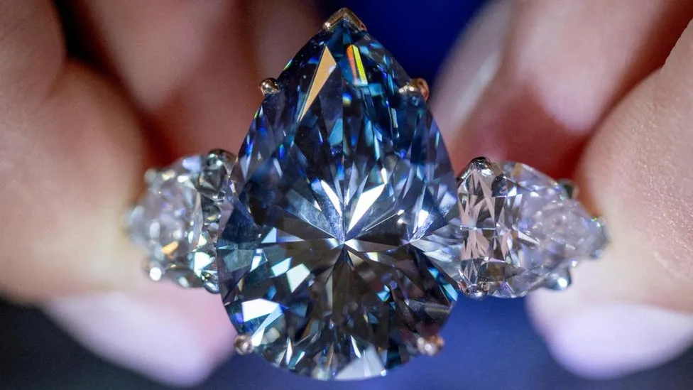 Christie's sells rare blue diamond for over $40m