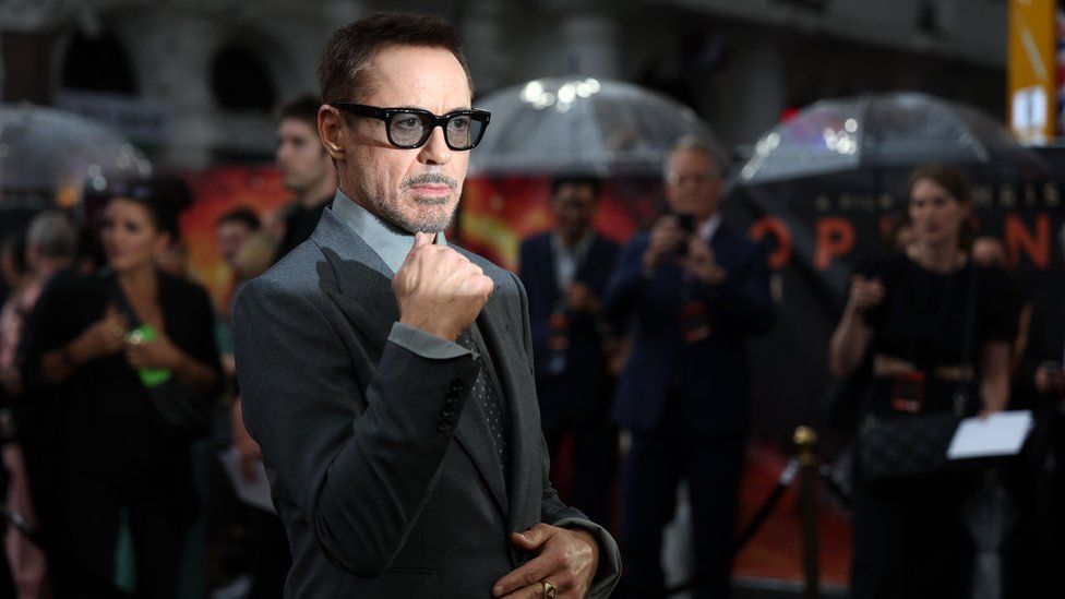 Robert Downey Jr attends the UK premiere of Oppenheimer in central London, Britain, 13 May 2023. The film will be released in British cinemas on the 21 July 2023.
