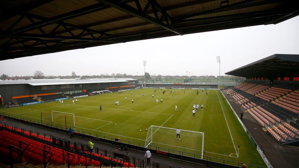 A general view of The Hive Stadium