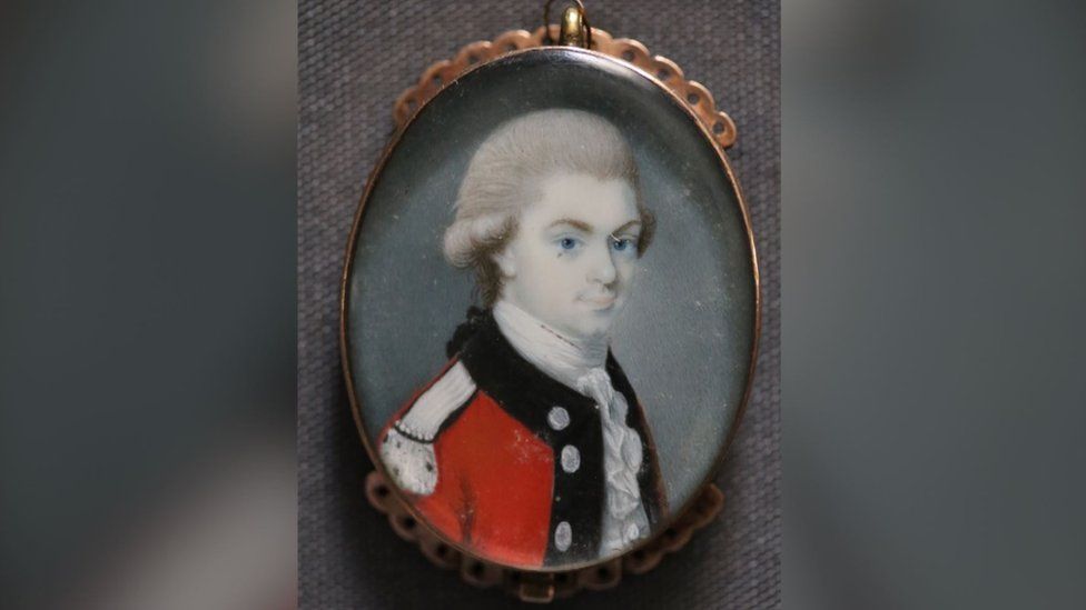 Miniature portrait of George Quayle