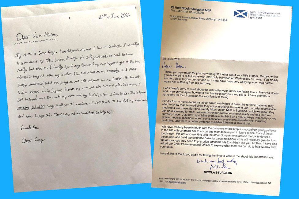 Dean and Nicola Sturgeon's letters