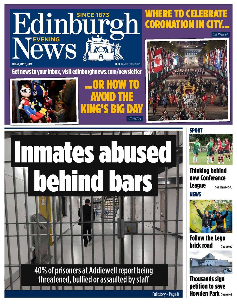 Scotland's papers Universities blast fund cuts and Coronation cheers