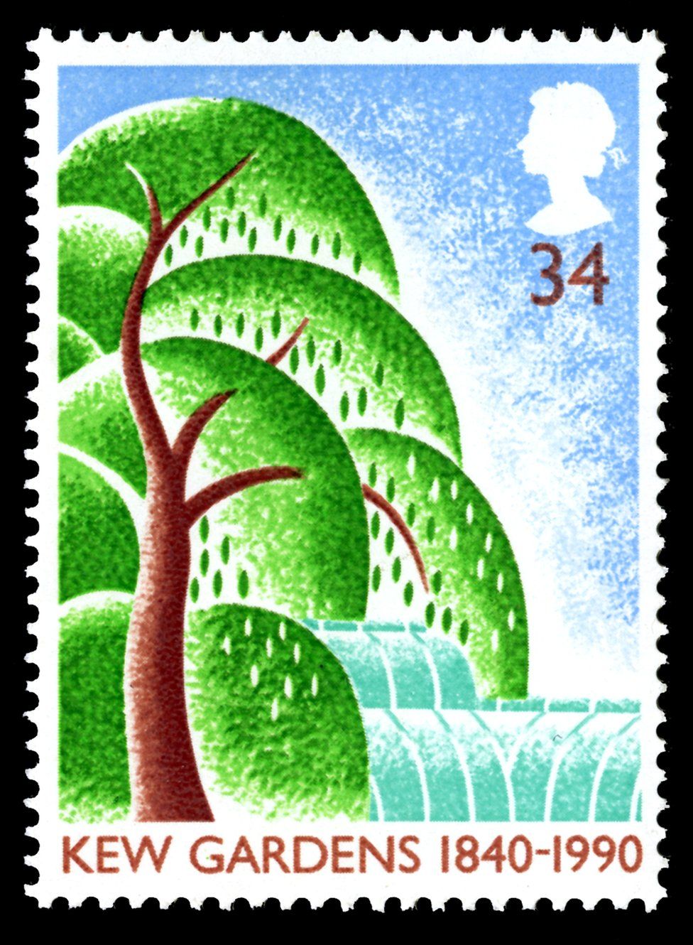 Paul Leith stamp to commemorate 150th anniversary of Kew Garden