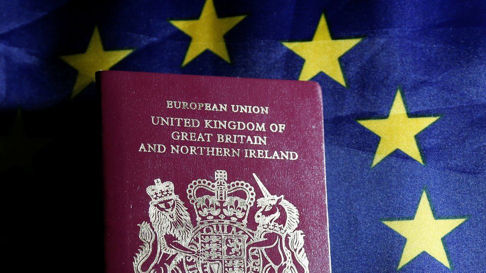 UK passport - file pic