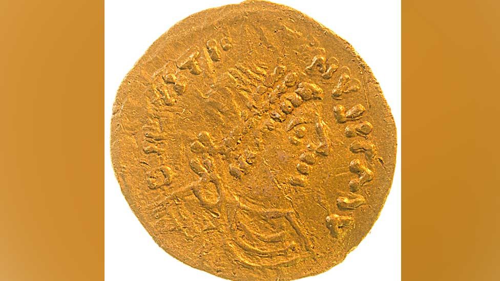 Anglo-Saxon coin c 610