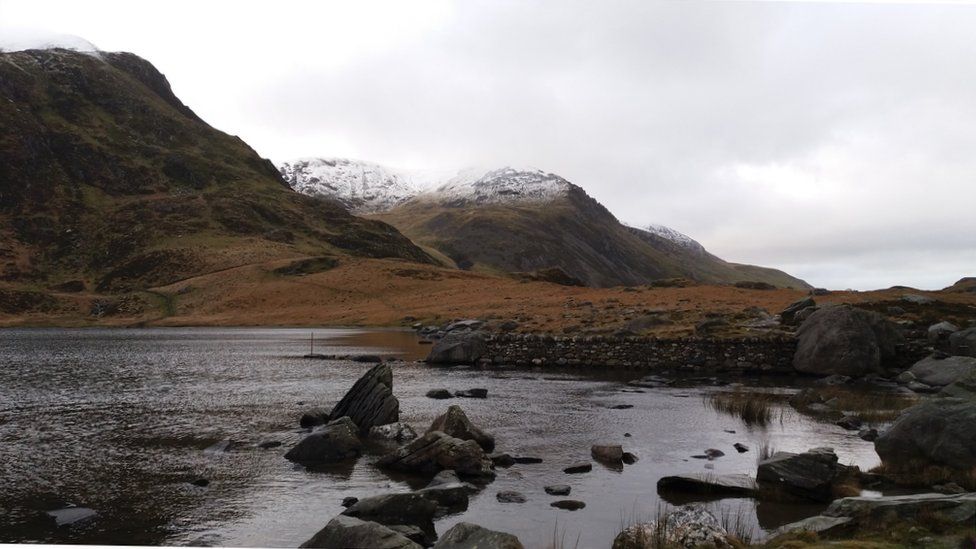 A snowy sight in Snowdonia