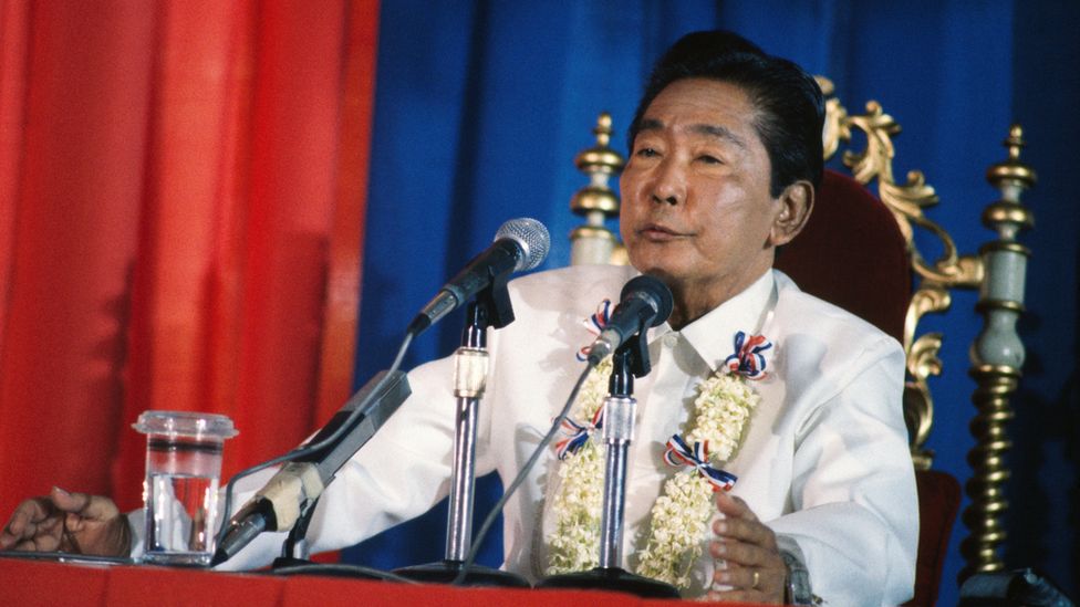 Former president of the Philippines Ferdinand Marcos