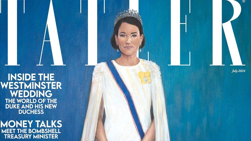 Kate Tatler portrait prompts strong reaction online - BBC News