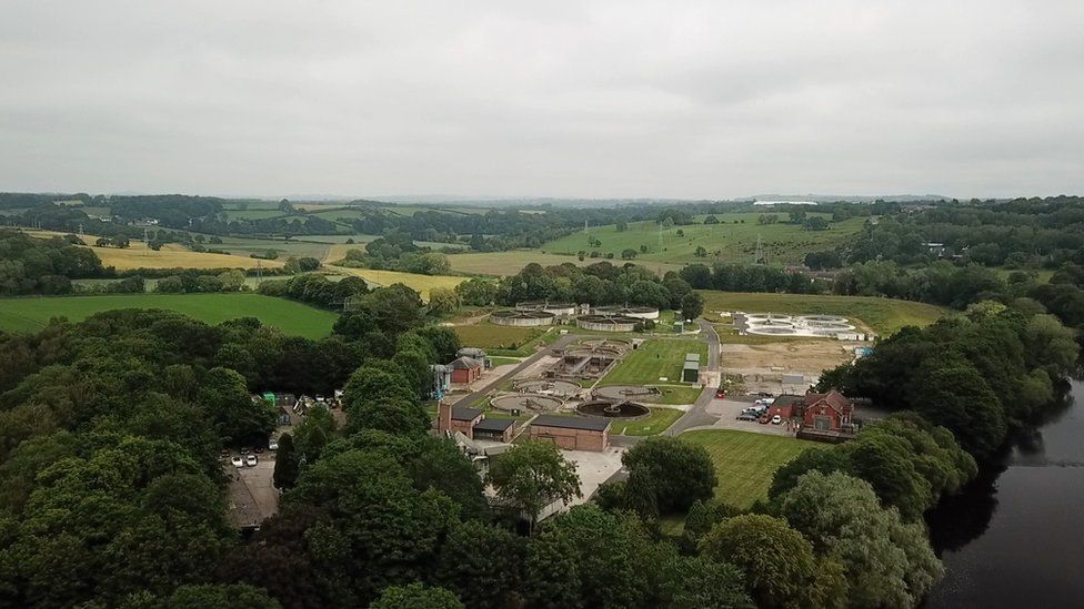 Northumbrian Water sewage-treatment works in Durham