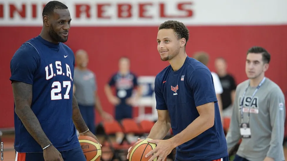 Star-Studded USA Basketball Team Announced for Olympics 2024: Curry, Durant, and James Lead the Charge.