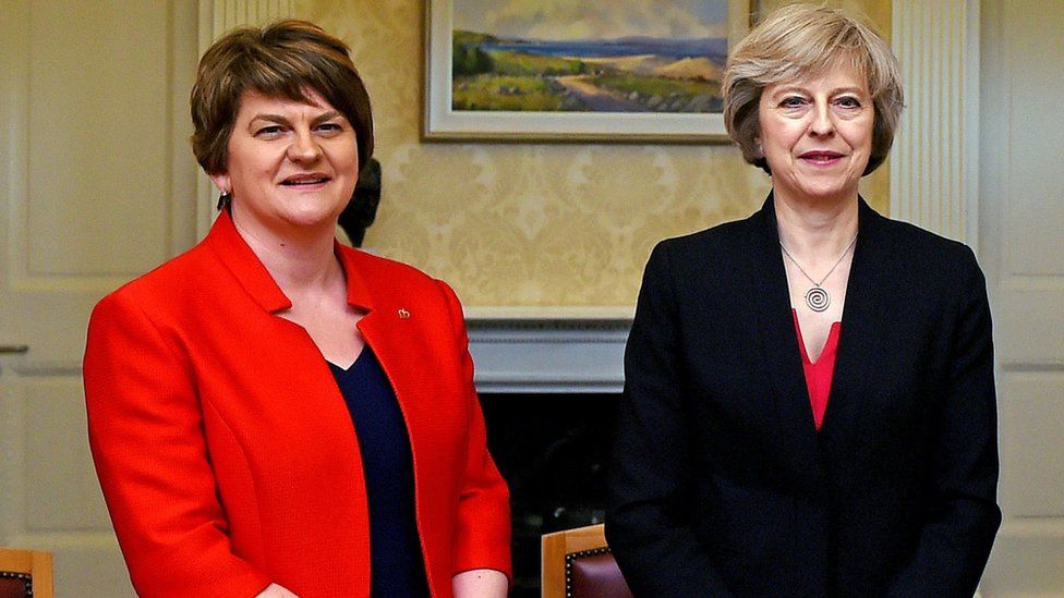 Arlene Foster met Theresa May in Downing Street on Tuesday