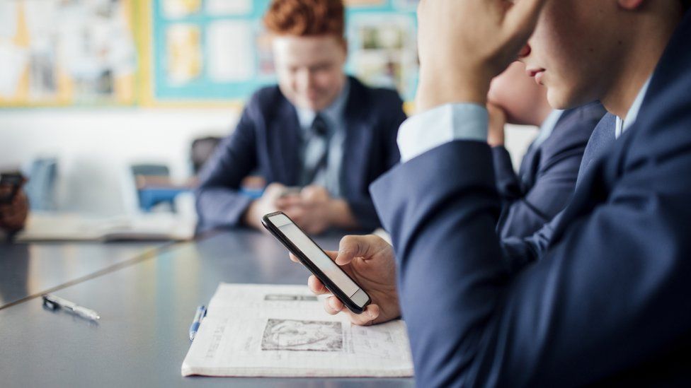 Stock picture of schoolboys