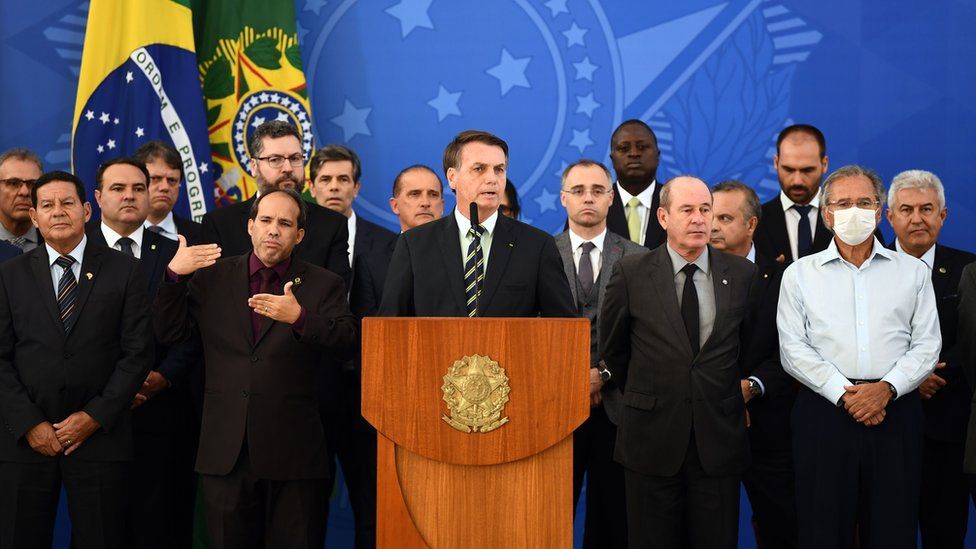 bolsonaro and cabinet
