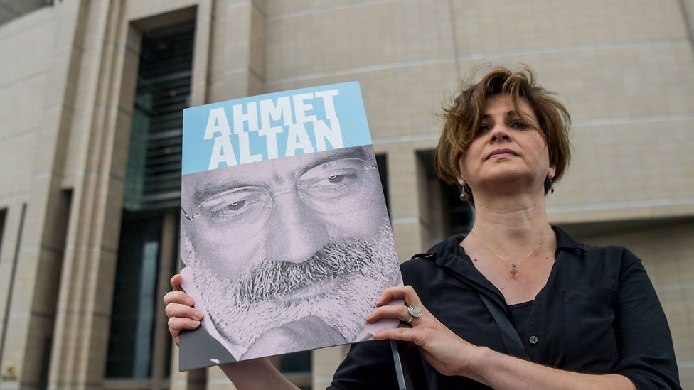 Journalist campaigning for release of Ahmet Altan, 19 Jun 17