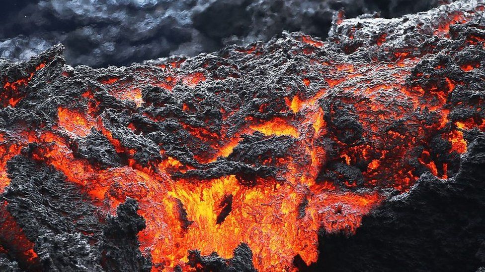 Lava from the Kilauea volcano