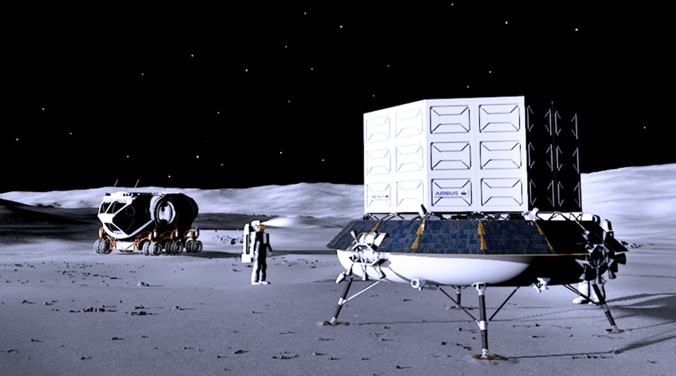 Lunar logistics lander