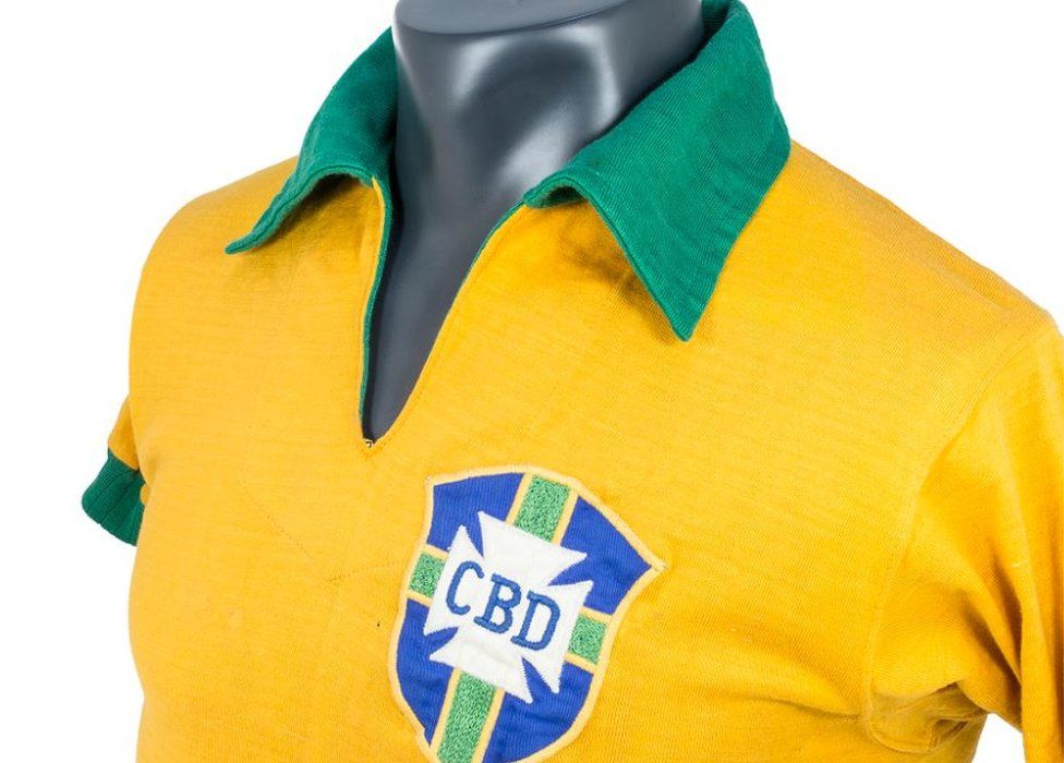 Vintage Pele Jersey 1962 World Cup Brazil Soccer Jersey Jersey