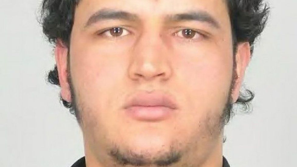 Portrait released by German Federal Police Office (BKA) on 22 December 2016 shows a Tunisian man identified as Anis Amri