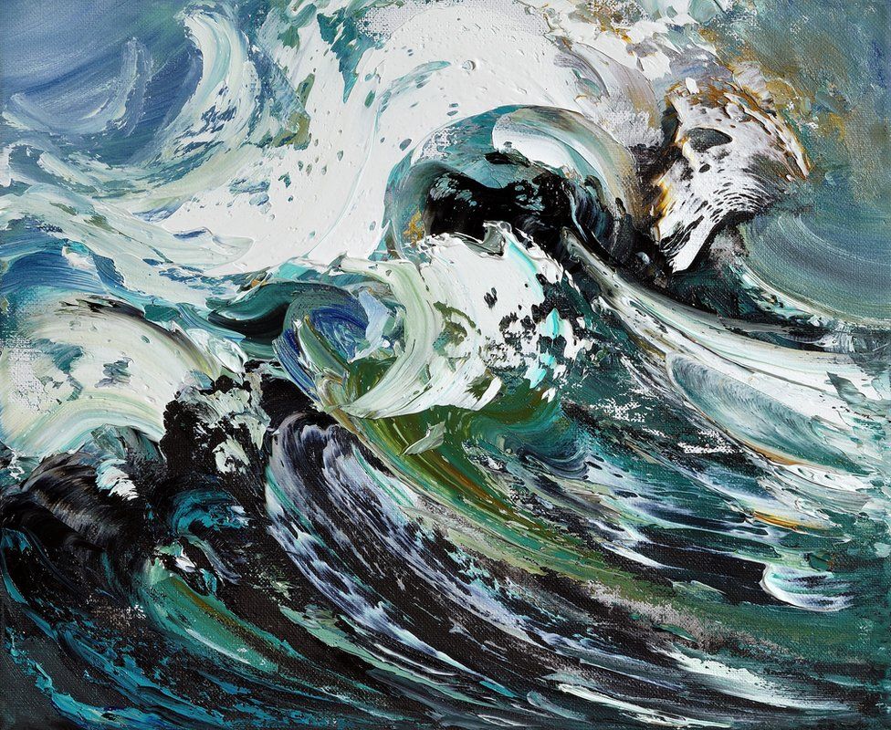 Crest of a Wave by Maggi Hambling