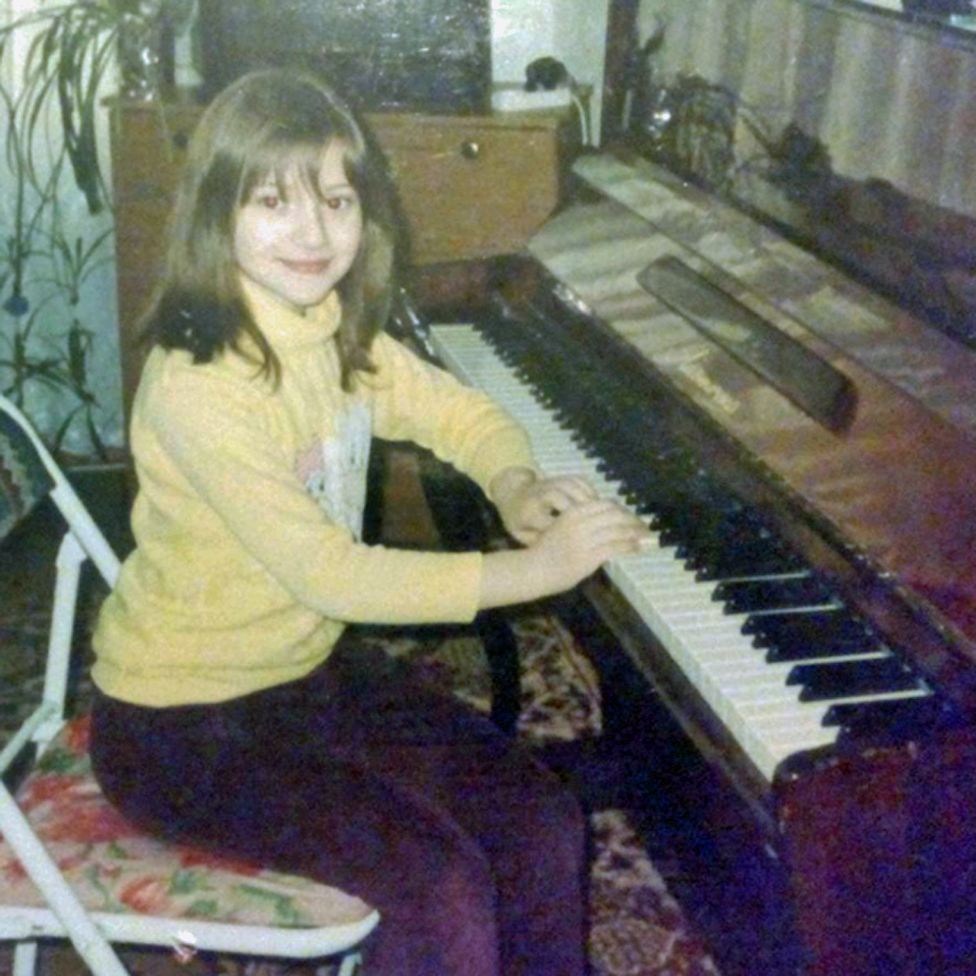 Alana at the piano